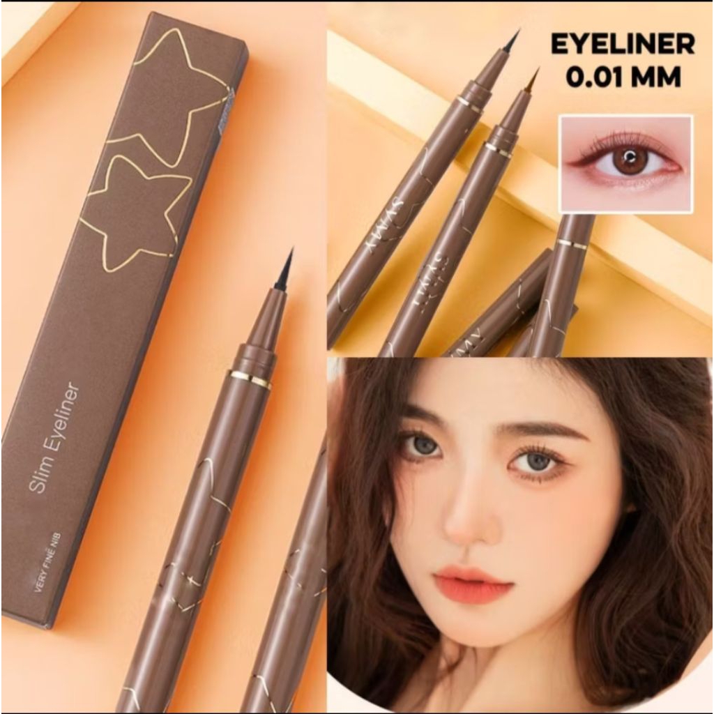 EYELINER ULTRA TIPIS 0.01MM BLACK EYELINER WATERPROOF