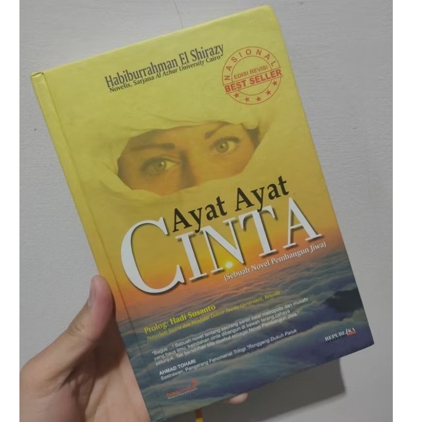 [NOVEL ORIGINAL]Novel Ayat ayat cinta edisi Hard Cover Habiburrahman El Shirazy/Novel islami ayat ay
