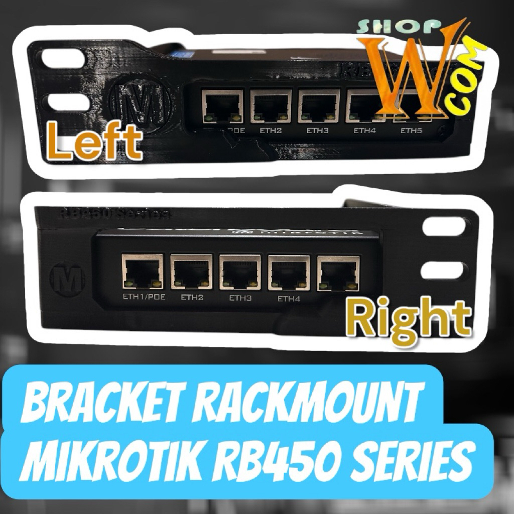 Mikrotik Bracket Rackmount RB450 Series G/GX/GX2/GX4 untuk Routerboard Mikrotik RB450 RB450G RB450GX