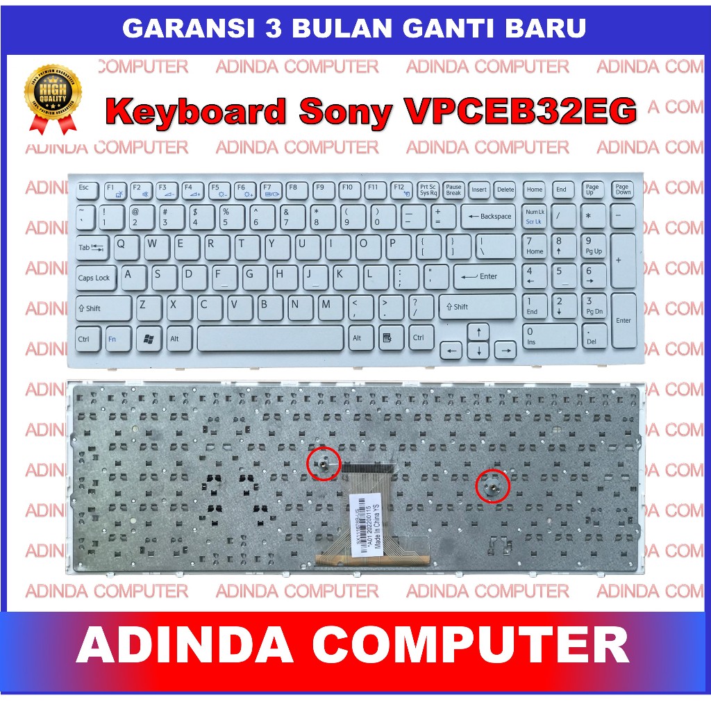 Keyboard Sony Vaio VPC-EB VPC EB VPCEB36FG VPCEB4J1R VPCEB1E9R  EB1S1 EB200 71211V