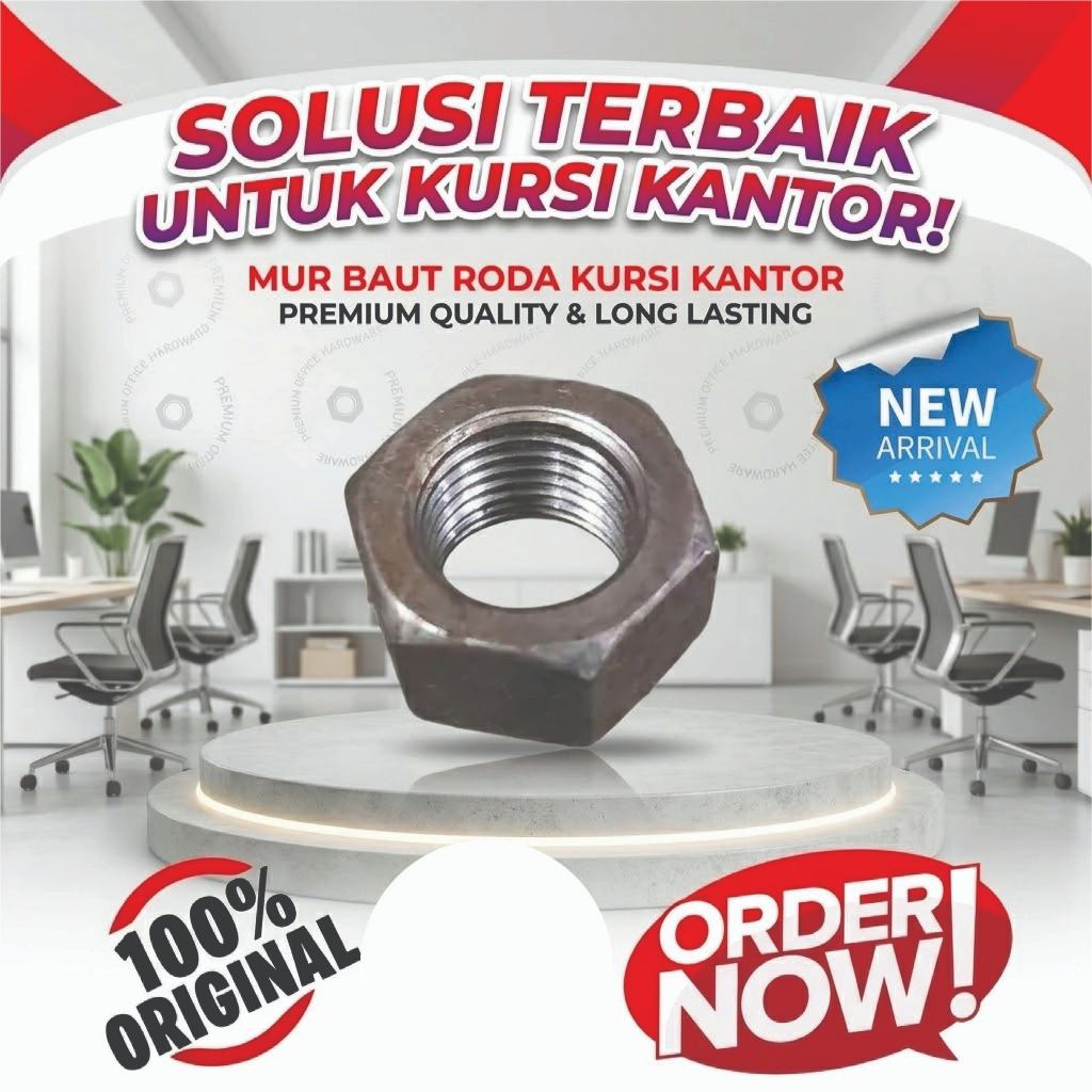 Baut Roda Caster Kursi Kantor Tipe Baut Drat | Roda Kastor Furniture Meja Rak Eceran
