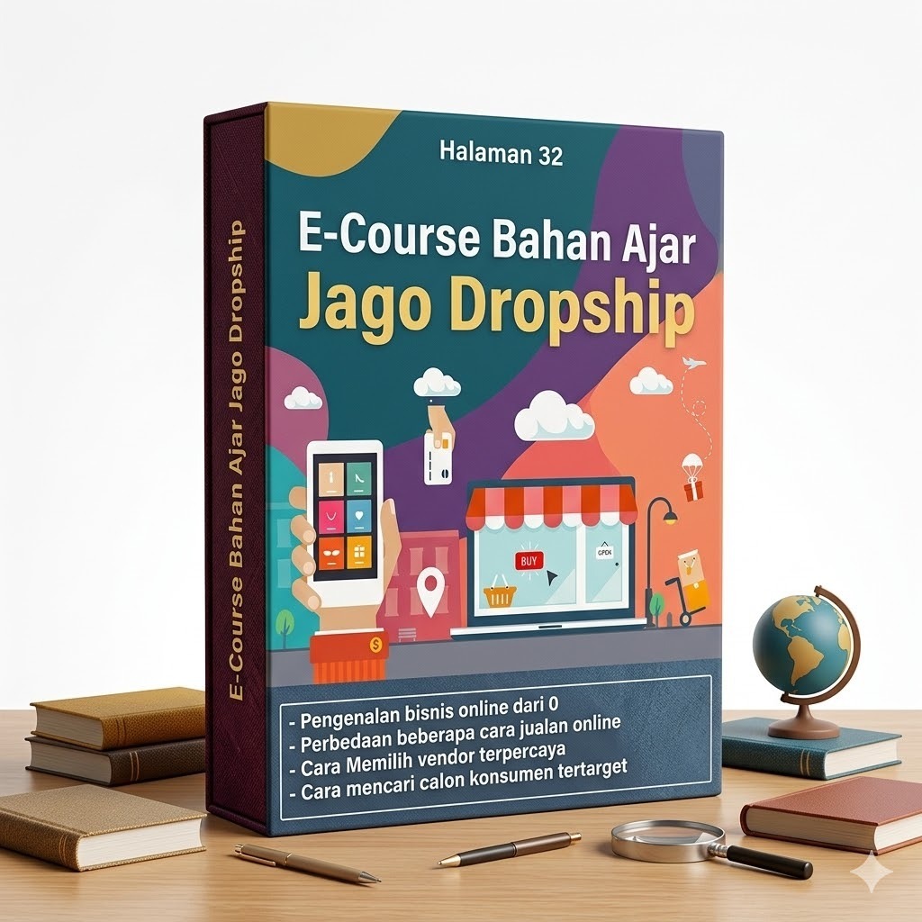 E-Course Bahan Ajar - Jago Dropship  (Panduan Dasar Bisnis Dropship)