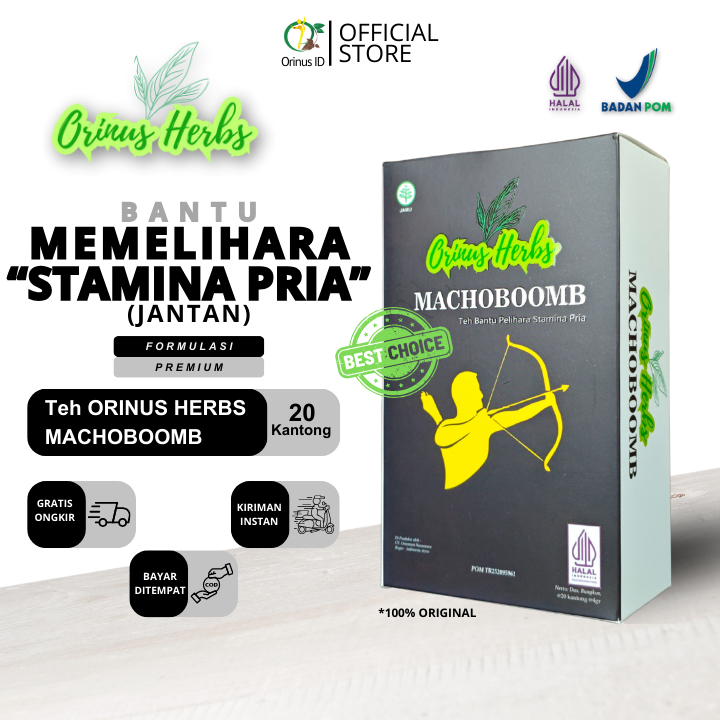 TEH STAMINA PRIA MACHOBOOMB ORIGINAL Meningkatkan Stamina