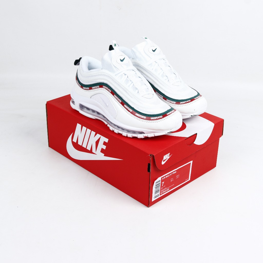 (FTBX) Sepatu Sneakers Nike Air Max 97 Undefeated White