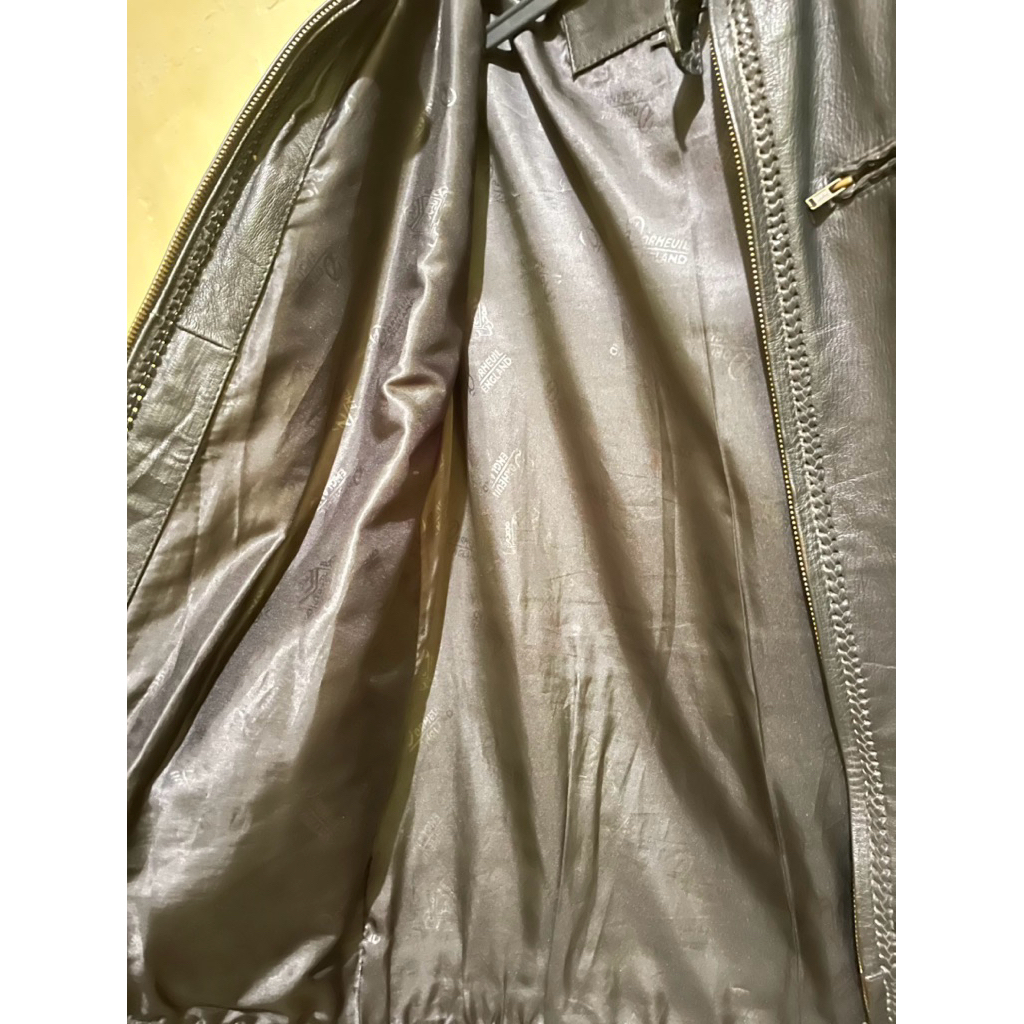 JAKET KULIT PRIA SECOND