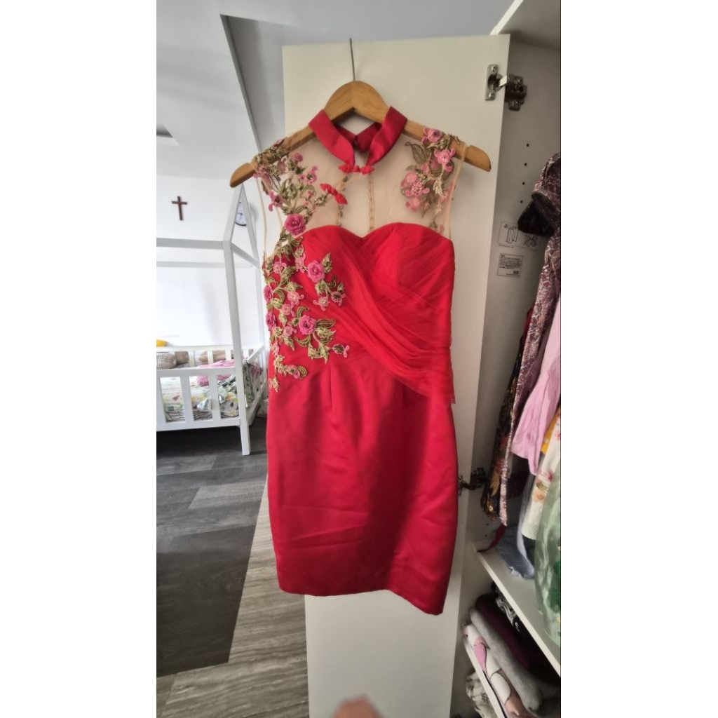 cheongsam sangjit custommade preloved
