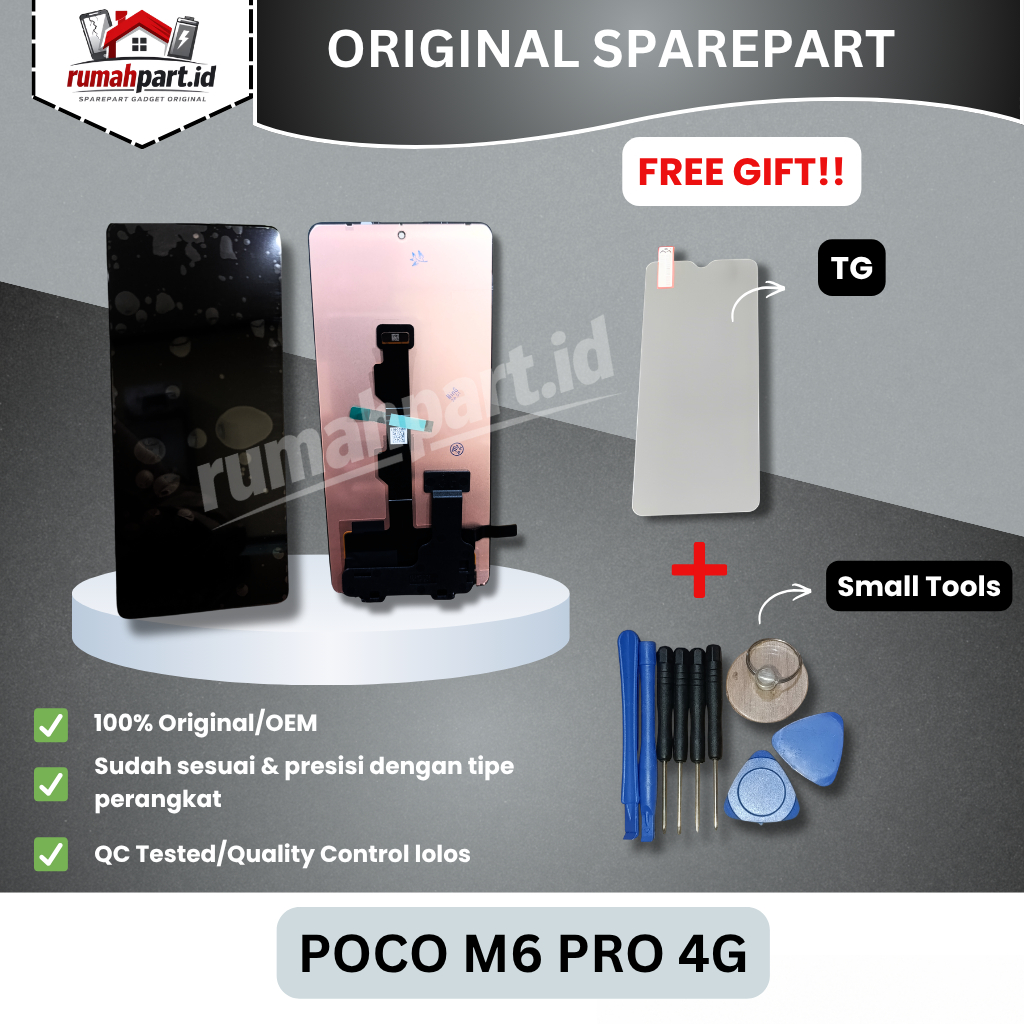 LCD + FRAME POCO M6 PRO 4G ORIGINAL