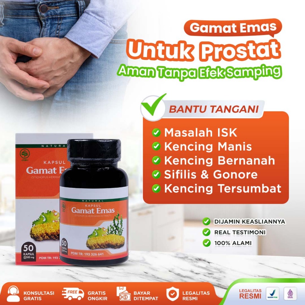 Obat Prostat Sakit Kencing Tersumbat ISK Kencing Manis Kencing Bernanah Sipilis Penyubur Sperma Peng