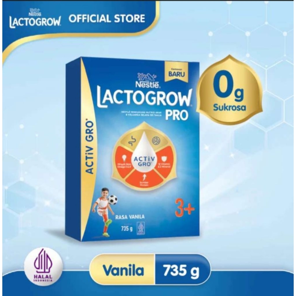 Lactogrow 4 Madu~Vanila 735 gram
