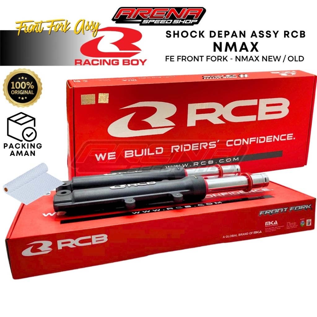 RCB Racingboy Front Fork Assy NMAX - Shock Depan Nmax New Old Original Racing Boy