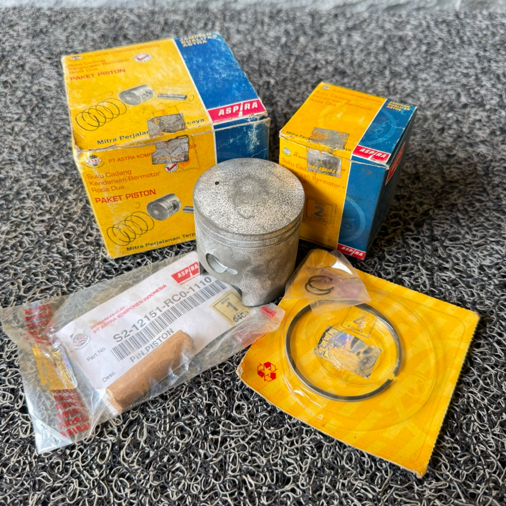 Piston Seher Kit Komplit RC 100 Tornado Os 50 Original Aspira (Nos)