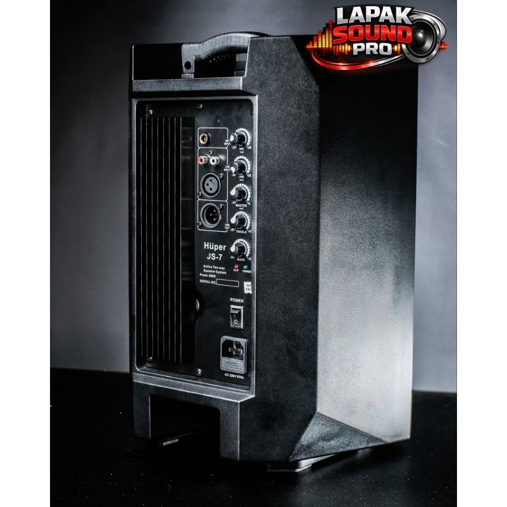 HUPER JS-7 Speaker aktif 8 inch harga 1 unit ORIGINAL
