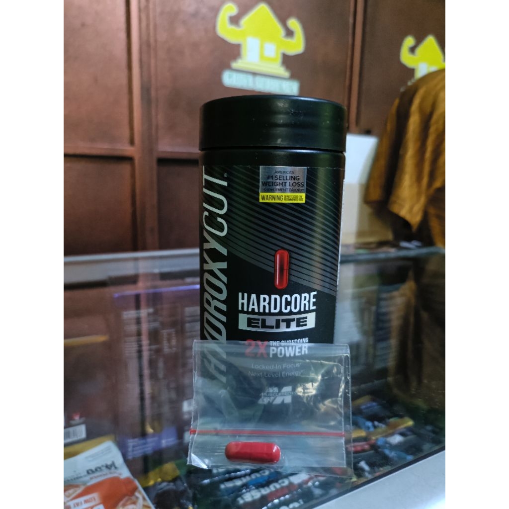 MUSCLETECH Hydroxycut Hardcore Elite Caps Merah ECER 1 Caps Hydro Hydroxycut Elite (NEW)
