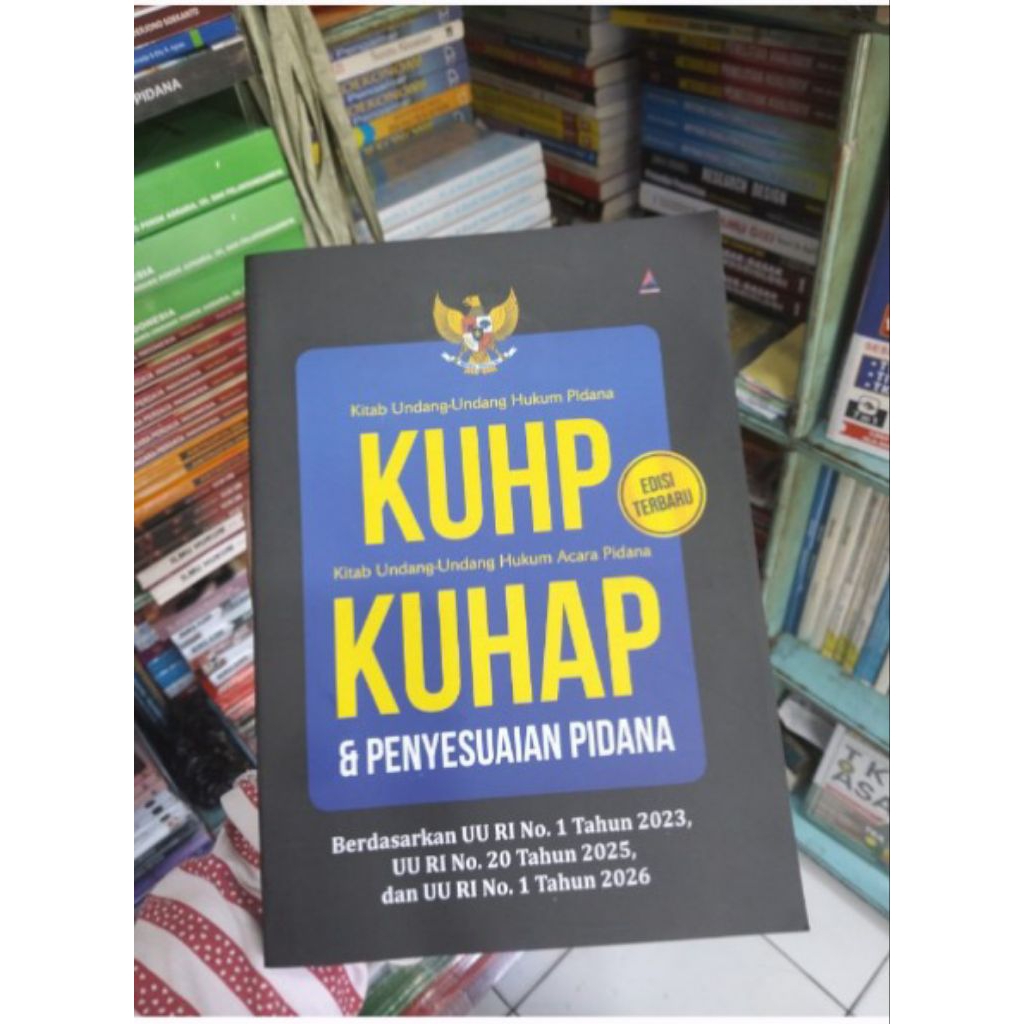 Buku Kuhp Dan Kuhap Terbaru  Penyesuaian Pidana 2026