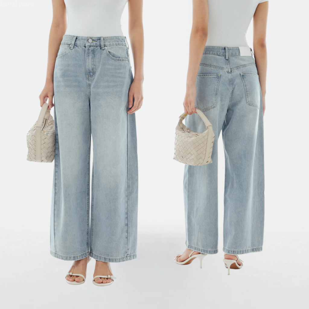 BARREL JEANS – OUDRE | Baggy Jeans | Celana Jeans Panjang Trendy