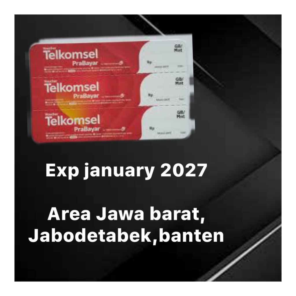 voucher Telkomsel kosong jabar,jabo,banten