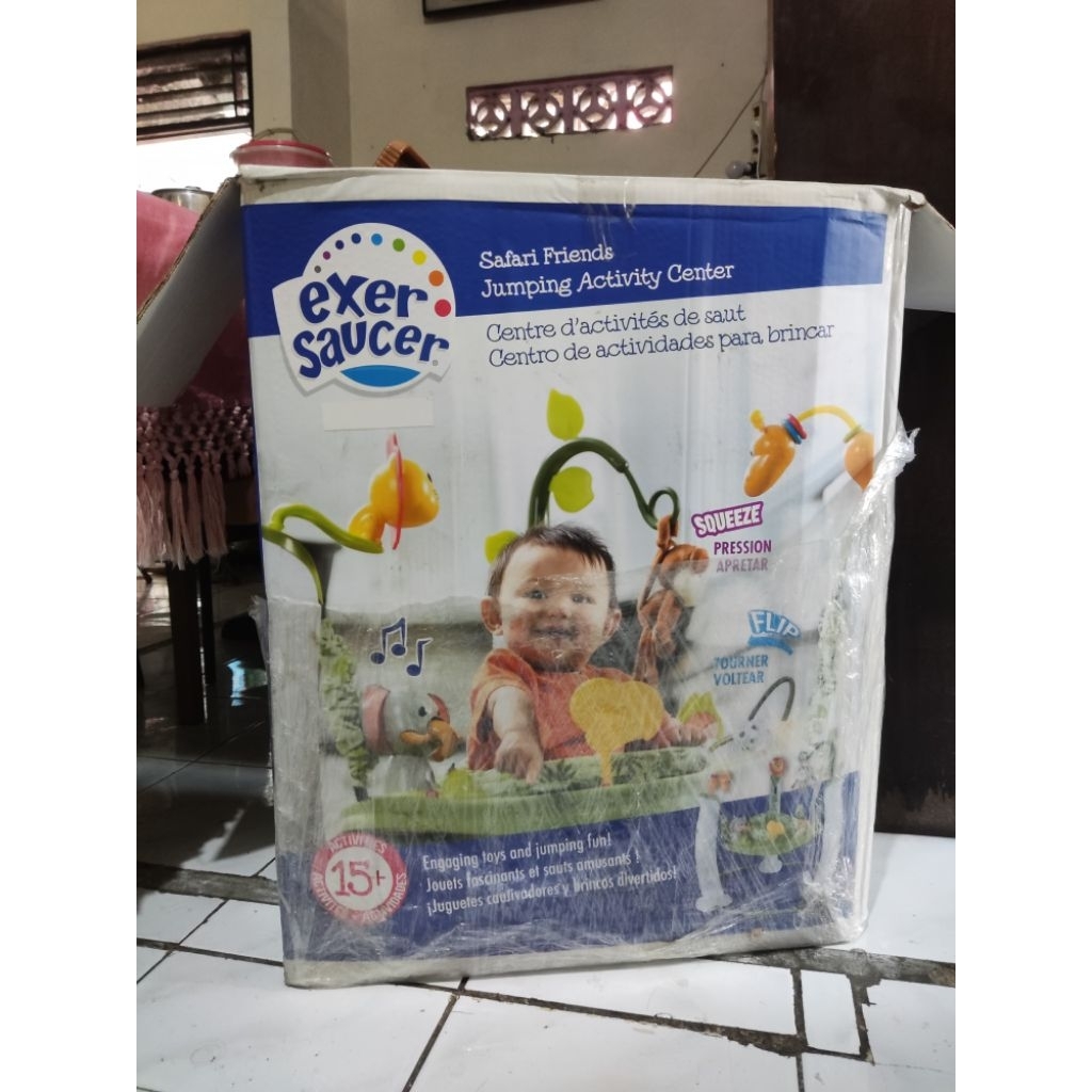 ExerSaucer Jump & Learn Safari Friends