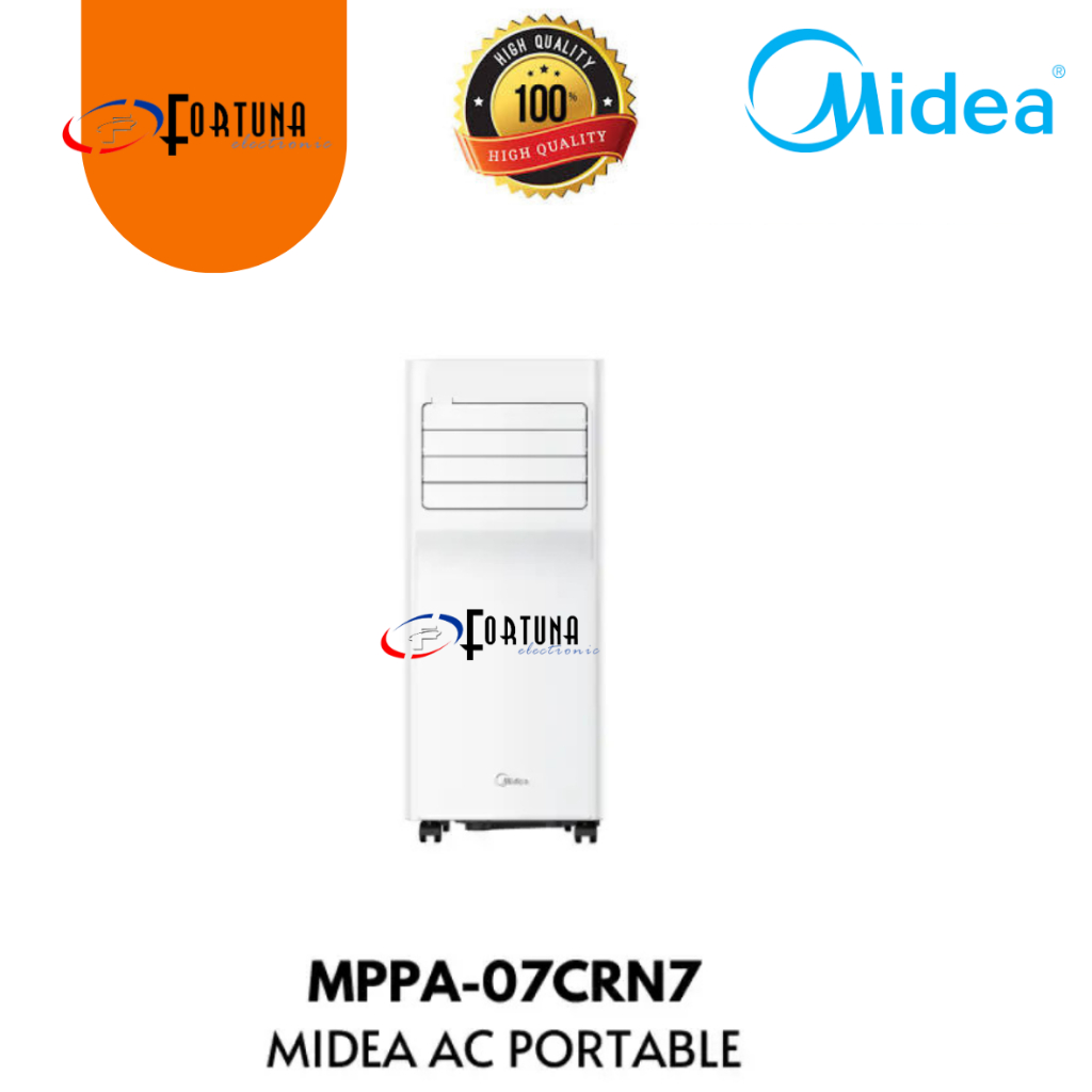 Midea MPPA07CRN7 Ac Portable 3/4 Pk Dehumidifying Fitur I Sense Garansi Resmi (MEDAN)