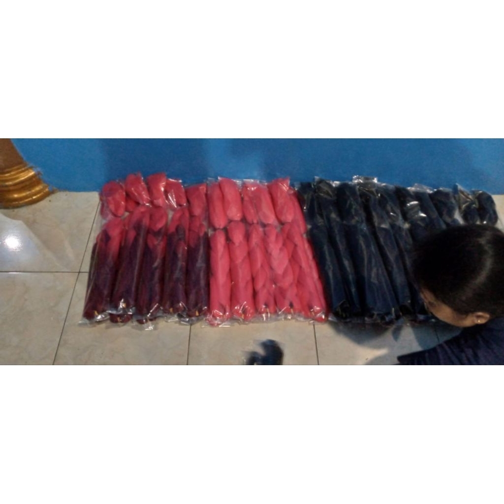 Rambut sambung sintetis,rambut sambung sintetis jumbo,rambut sambung sintetis variasi warna,rambut s