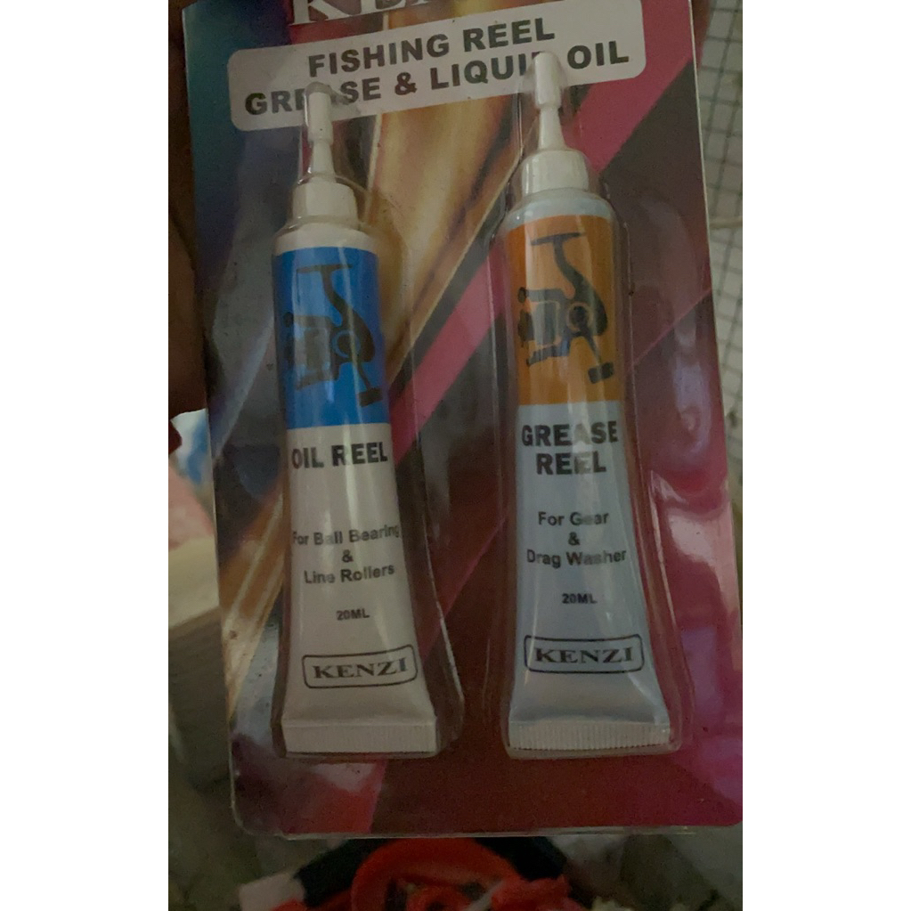 Grease Reel Pancing Kenzi - Anti Karat, Lembut, Mudah Dirawat