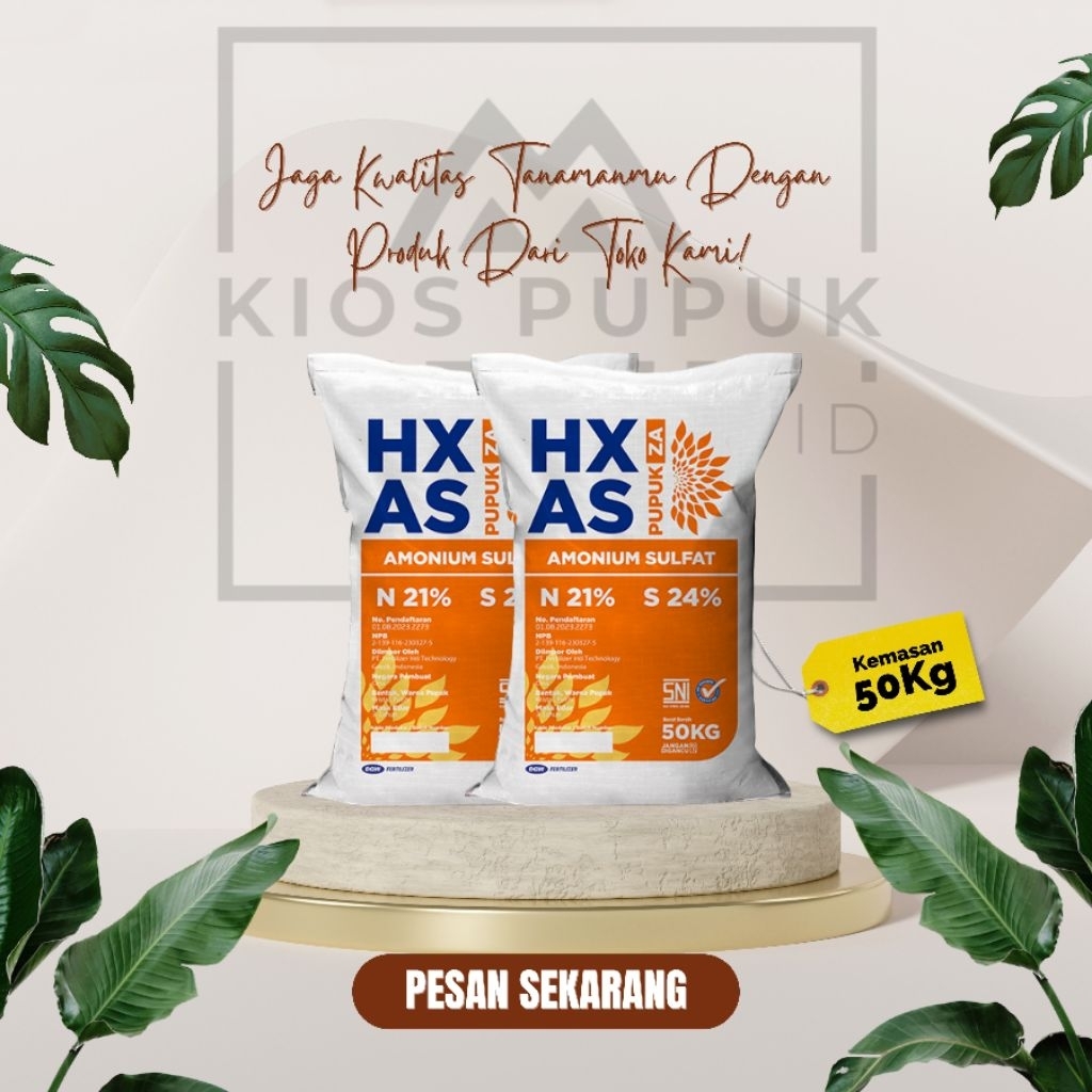Pupuk ZA HX AS 50kg Original/pupuk tanaman/pupuk kimia/pupuk anorganik