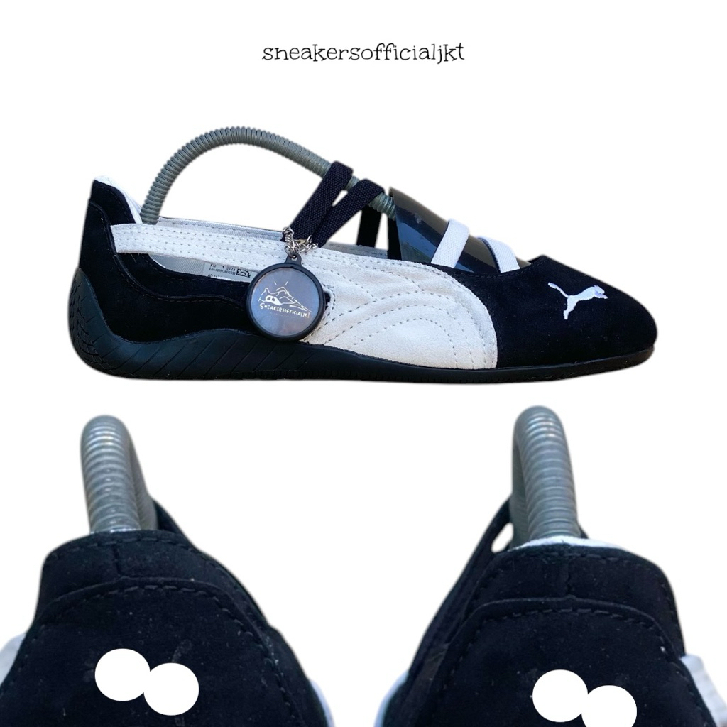 Puma Speedcat Ballet Black White - Sepatu Slip-On Casual Wanita