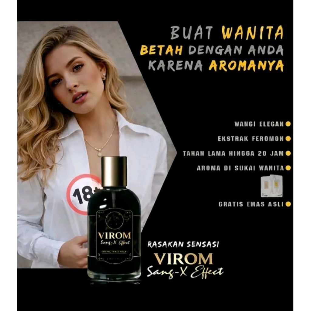 PARFUM TERVIRAL NO 1. Parfum VIROM Sang X Effect Premium EDP ORIGINAL Parfum PriaTahan Lama