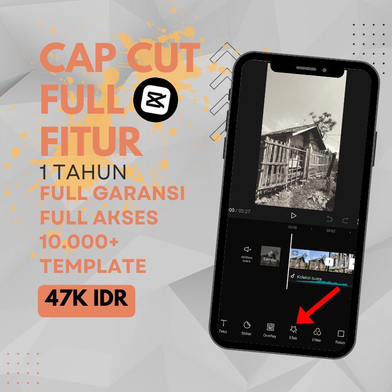 Jago Template 2000++ Capcut Pro 1 Tahun Bergaransi