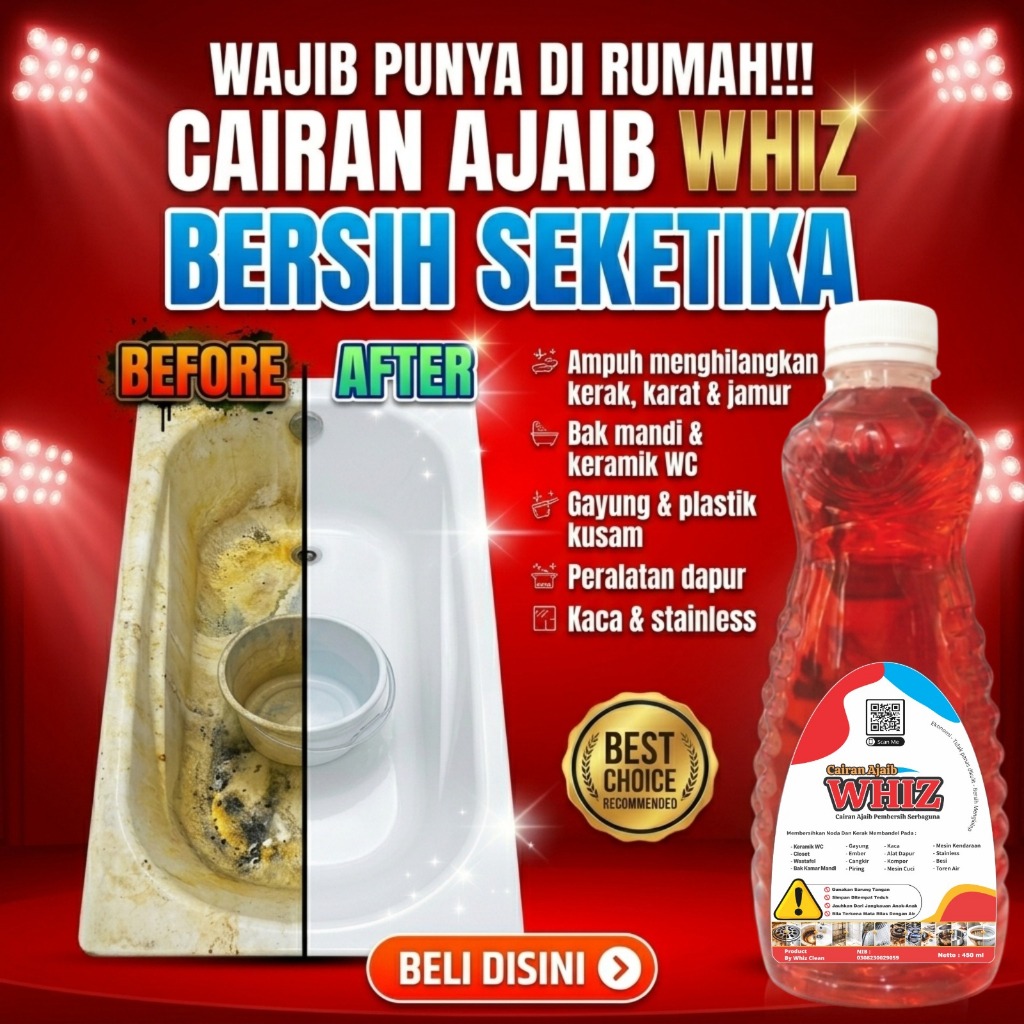 Cairan Ajaib/Cairan Pembersih/ Ciaran Penghilang Karat Kamar Mandi