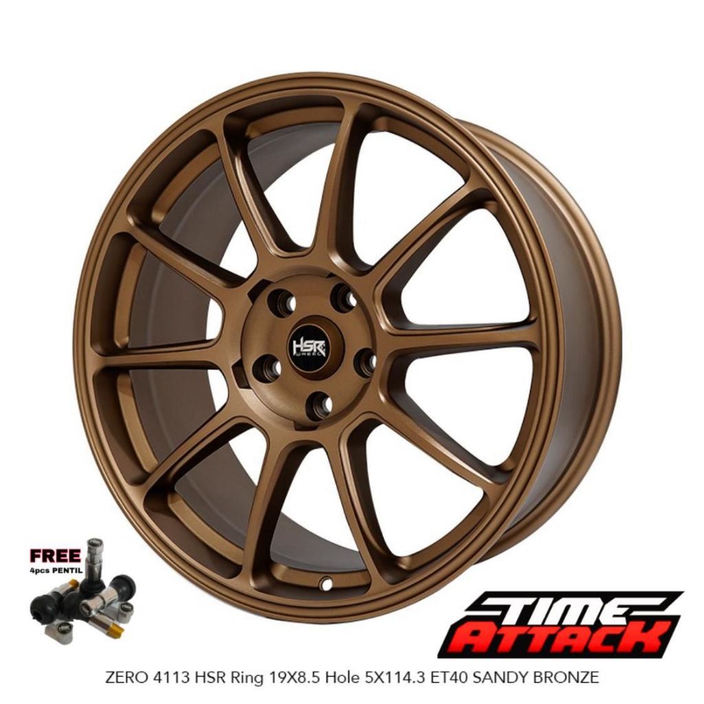 Velg Mobil Mazda 3 R19 HSR Wheel Zero Velg HSR Ring 19