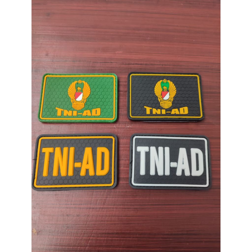 patch Rubber logo tni ad emblem karet