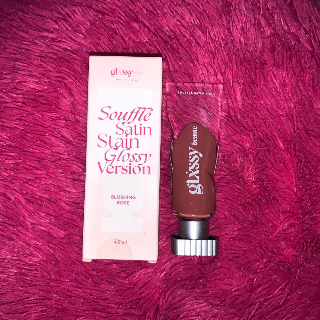 Glxssy Soufflé Satin Stain shade Blushing Rose