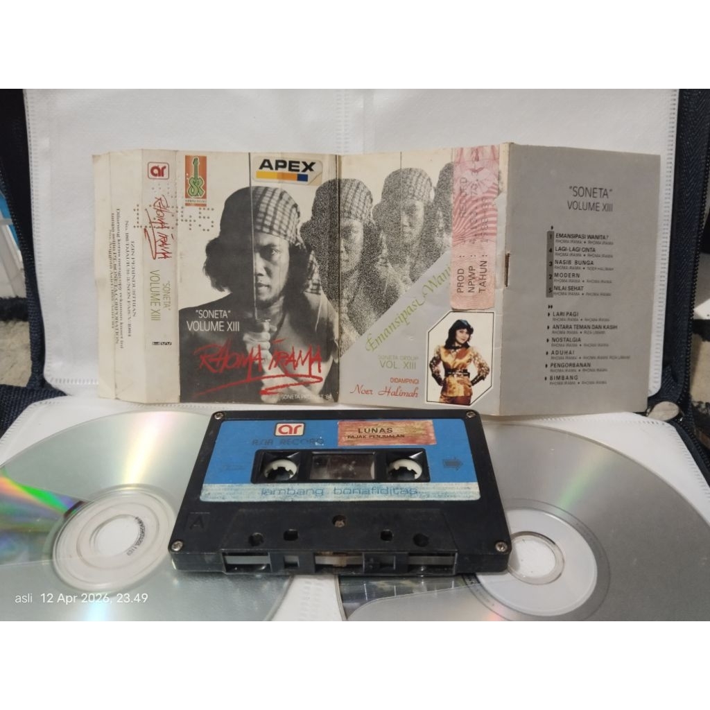 kaset pita Rhoma Irama _ soneta Xlll