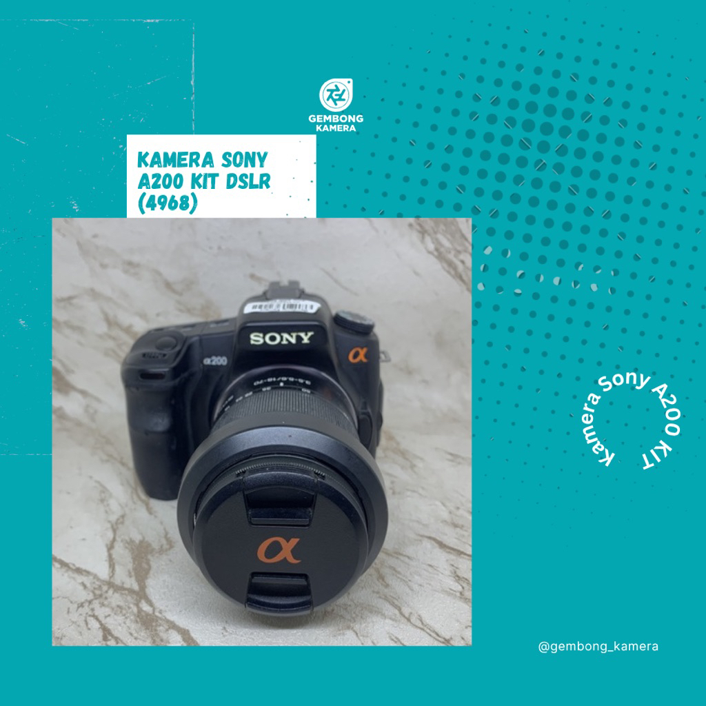 KAMERA SONY A200 KIT DSLR (4968)