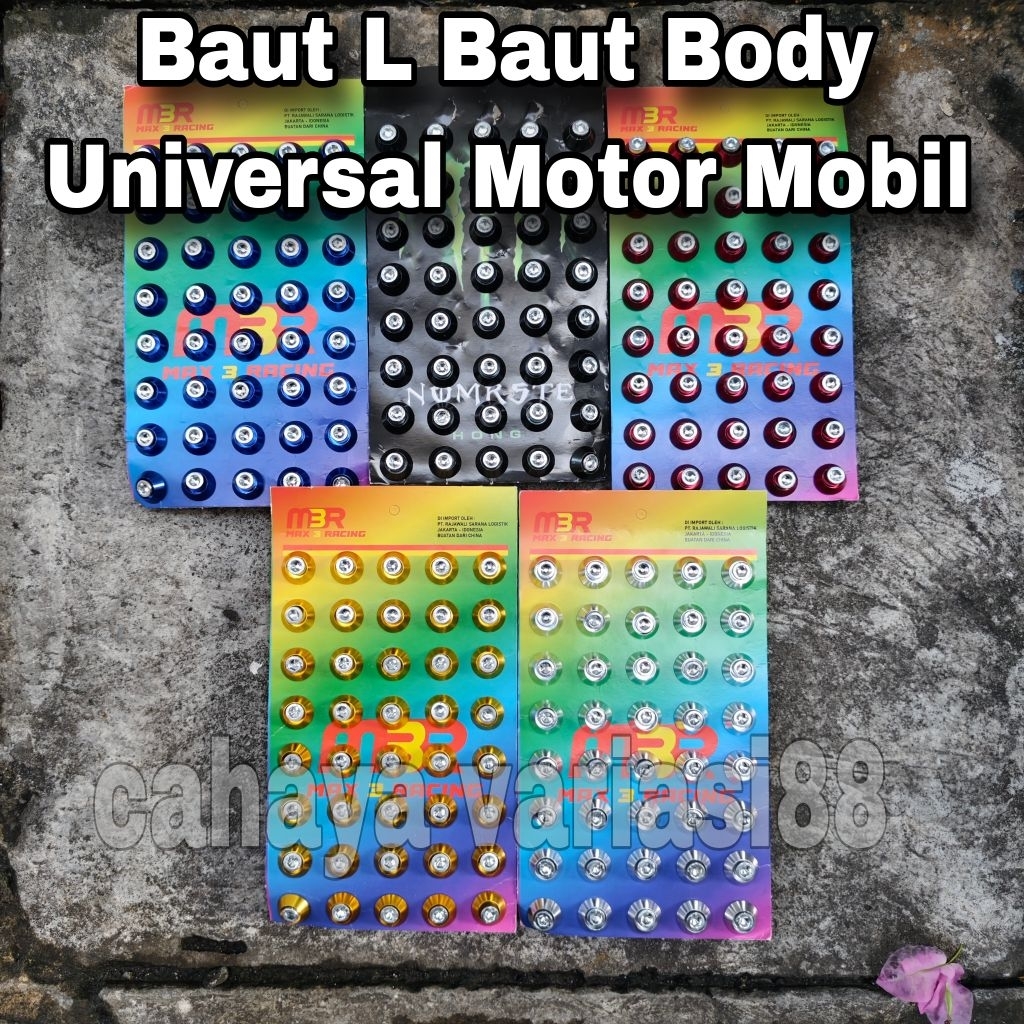 Baut Body Motor Mobil Universal Baut Body Monel L Ukuran 10 Baut Body Motor Variasi