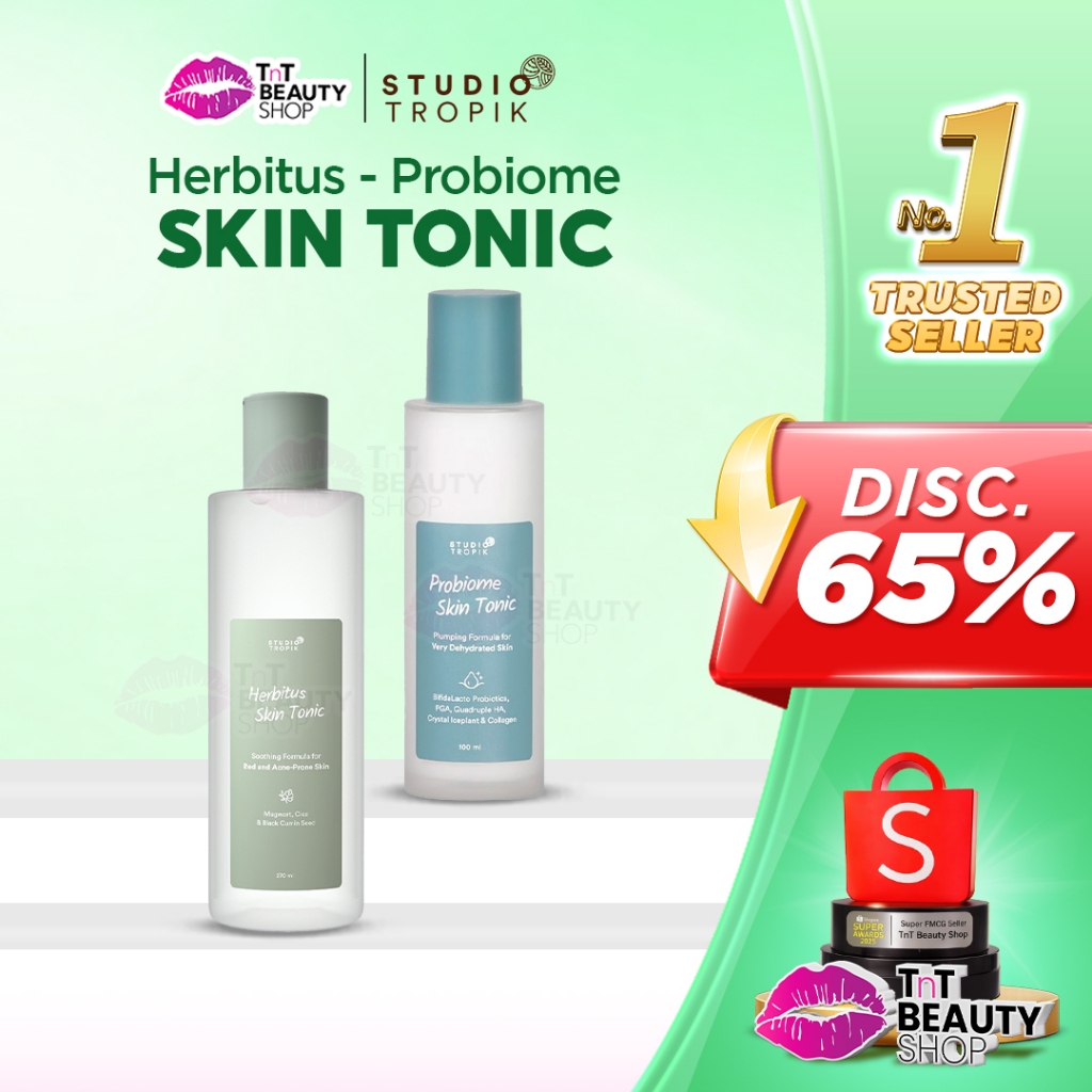 Studio Tropik Skin Tonic - Herbitus | Studio Tropik Skin Tonic - Probiome 100ml | TnT  Beauty Shop