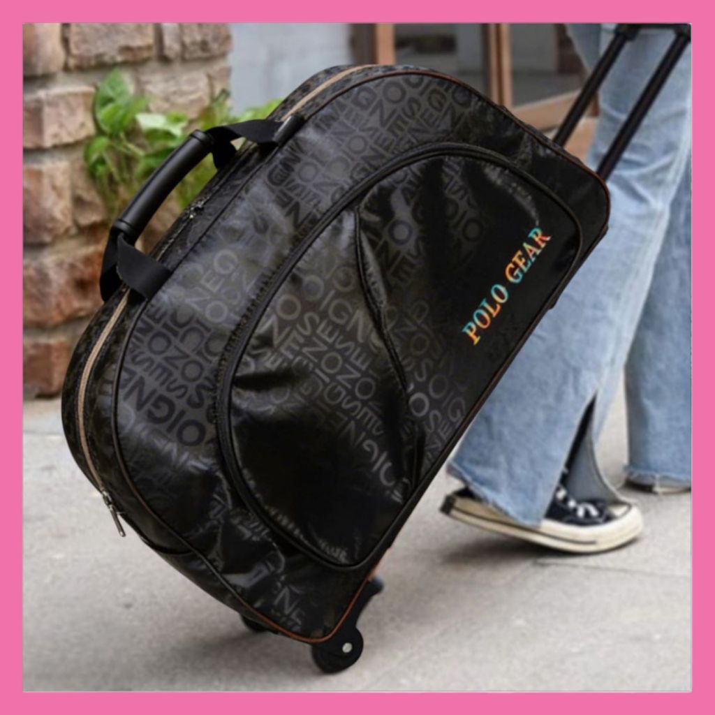 Tas Pakaian Trolly Polo Gear Tas Koper 2in1 Travel Bag