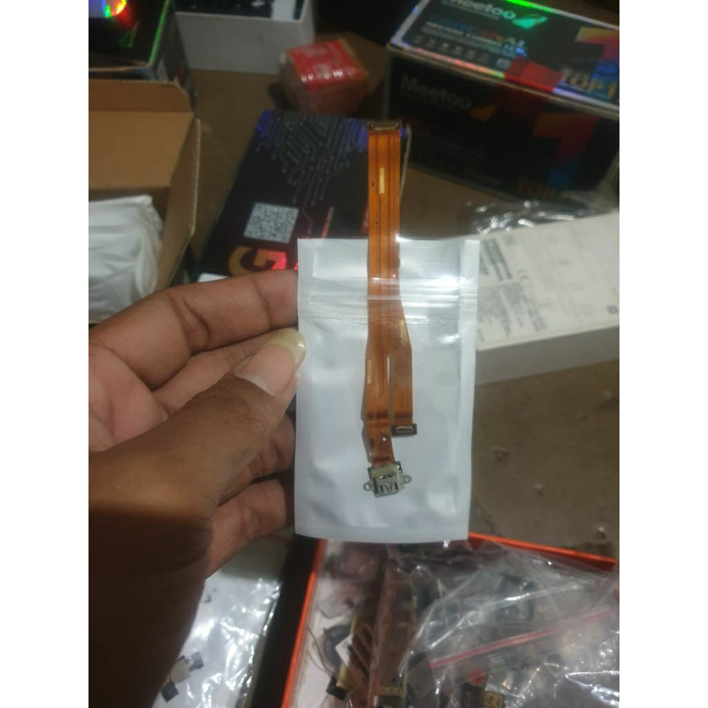 FLEXIBEL CHARGER OPPO A3S ORYGINAL COPOTAN