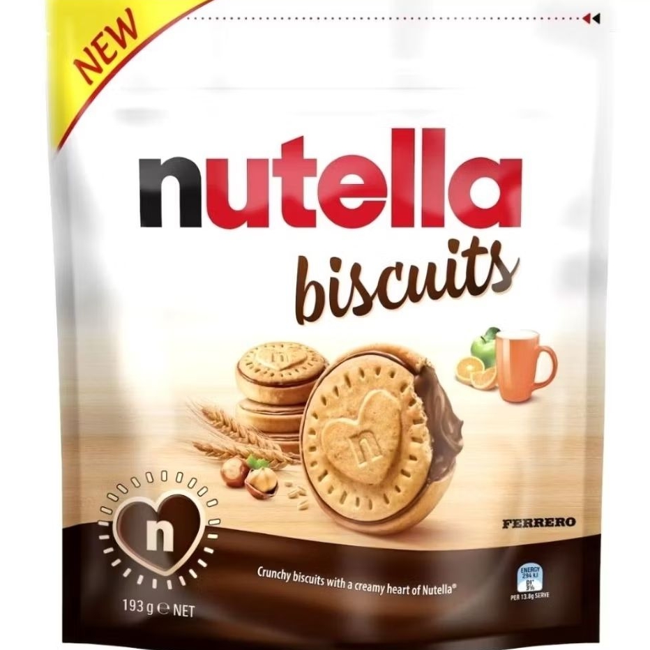 NUTELLA BISCUITS / nutella biscuits isi 14 pcs 193gr