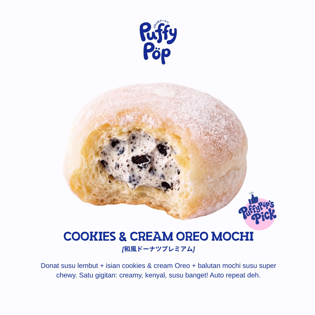 Cookies & Cream Oreo Mochi