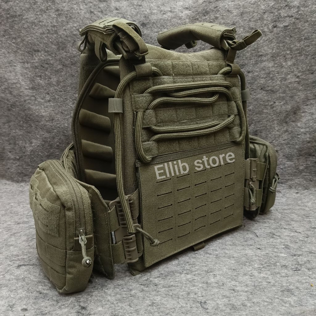 Body Vest Tactical Hijau Jatah BRIMOB 2025 / Body Vest Tactical Hijau BRIMOB / Body Vest Hijau Jatah