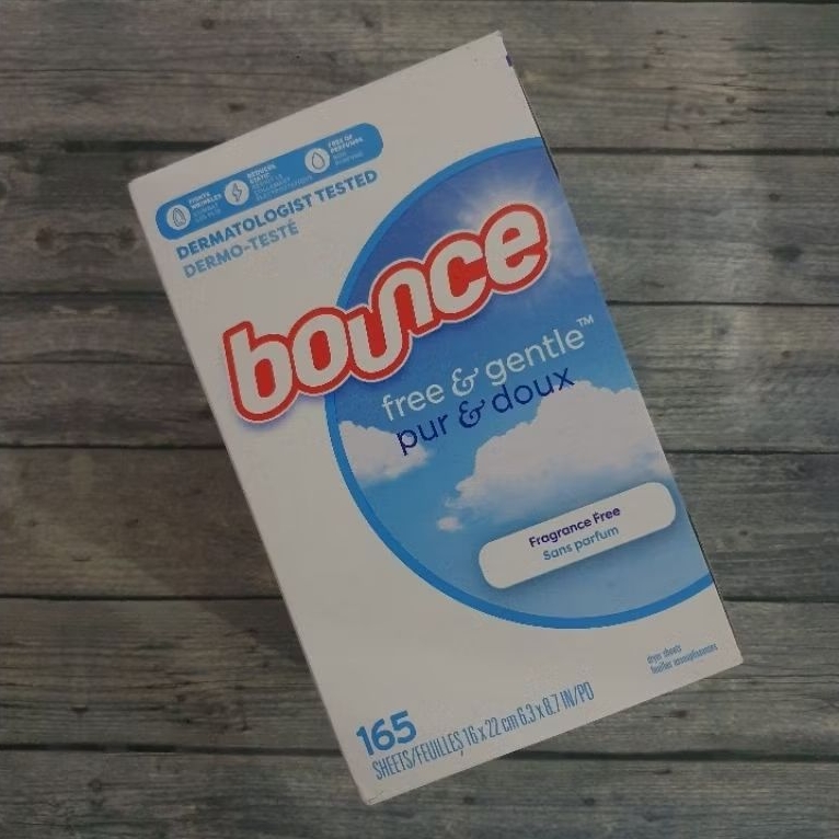 Bounce Dryer Sheet Free n Gentle Lembaran Pelembut Pakaian