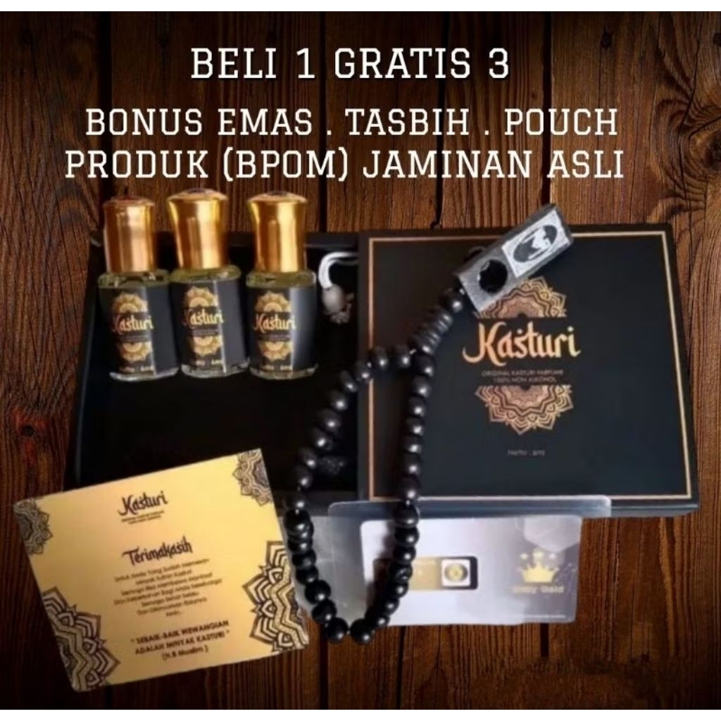 (BELI 1 BONUS 3) Sudah BPOM Asli Minyak Kasturi Jannati Parfume Kasturi Asli Parfum Sholat Pria