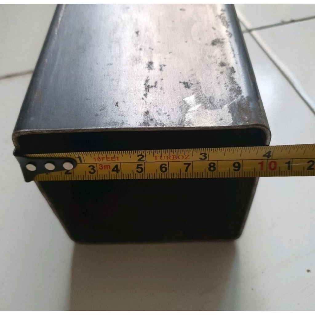 Slazybloom Besi Holo Hitam 10 X 10 Tebal 1,9Mm Panjang 10 - 70 Cm