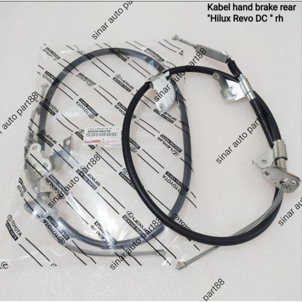 KABEL REM TANGAN BELAKANG HILUX REVO KANAN (46420-0K210) RHi