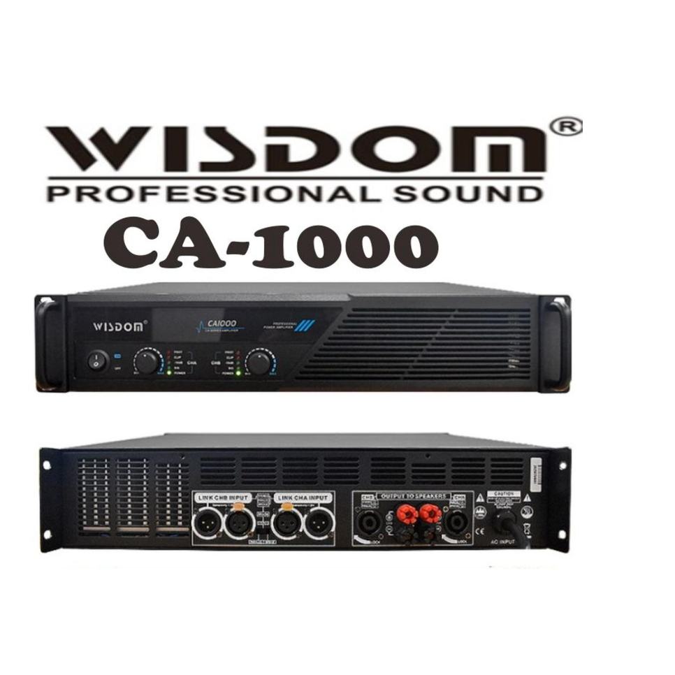 Power Amplifier Wisdom CA-600 / CA-800 / CA-1000 -Original – CA600 / CA800 / CA1000