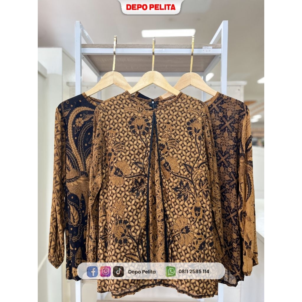 Blouse Batik Wanita Paris