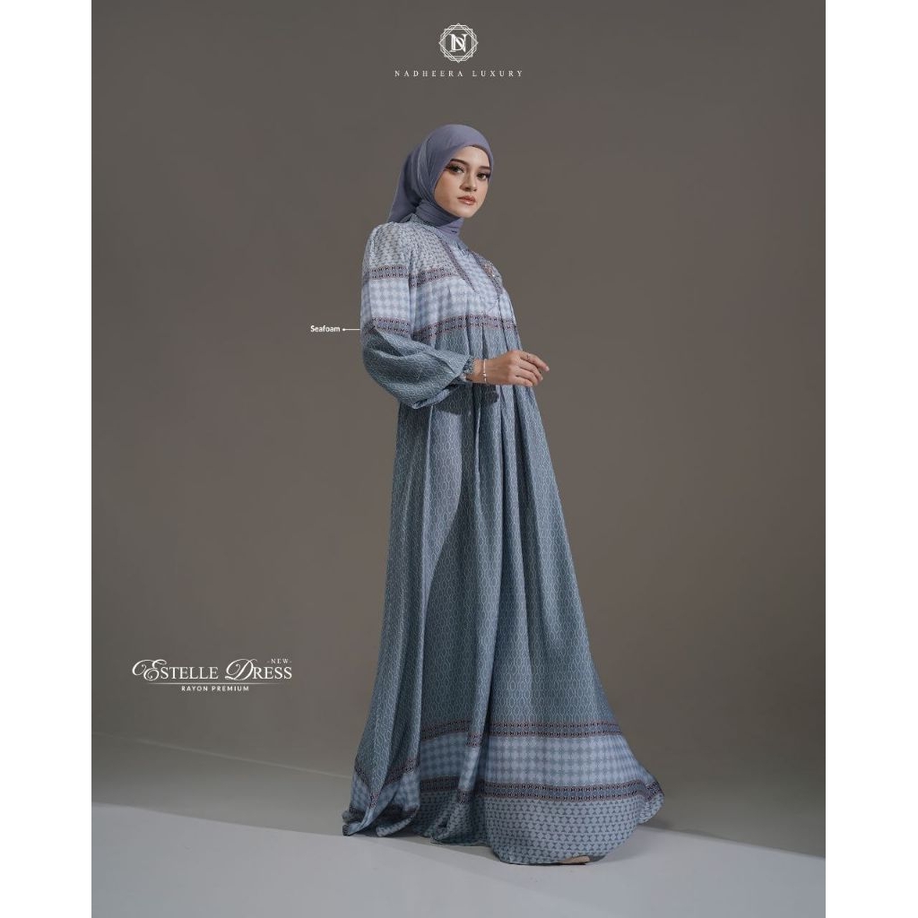 ESTELLE DRESS NEW NADHEERA LUXURY || DRESS SULTAN || DRESS MEWAH || DRESS SIMPEL || BISA COD