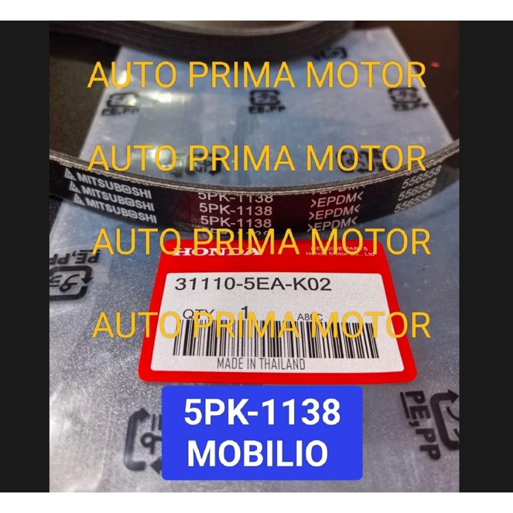 FAN VAN V BELT TALI KIPAS 5PK1138 HONDA MOBILIO 5PK-1138