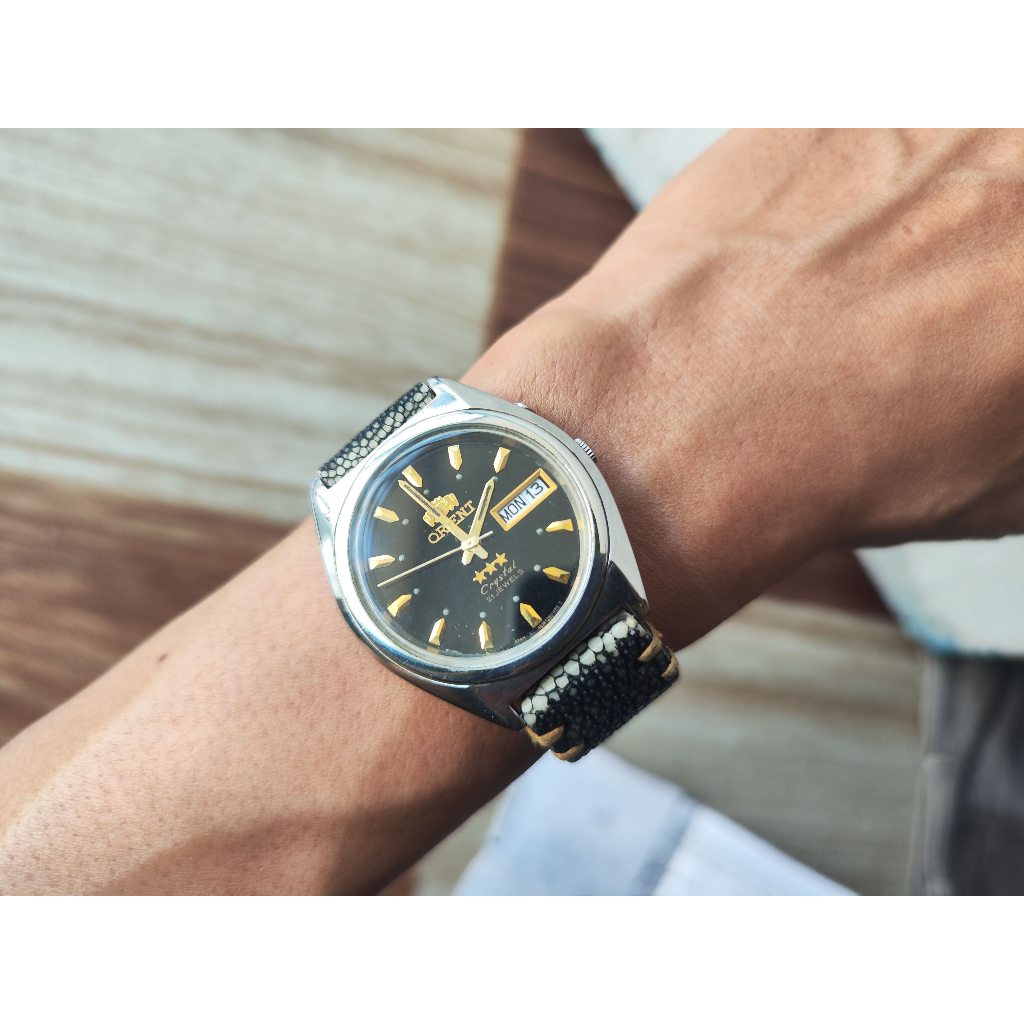 jam tangan orient dia 36 mm swap engine quartz